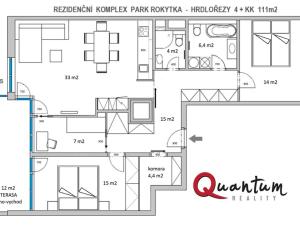 Pronájem bytu 4+kk, Praha - Hrdlořezy, Hrdlořezská, 99 m2