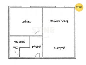 Prodej bytu 2+kk, Karviná, Flemingova, 38 m2