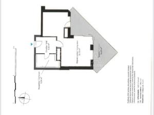 Pronájem bytu 2+kk, Praha - Žižkov, Pitterova, 45 m2