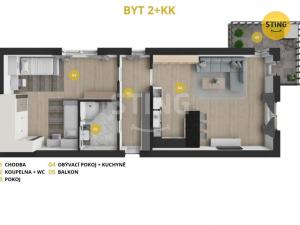 Prodej bytu 2+kk, Frýdek-Místek, Na Poříčí, 77 m2