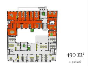 Pronájem kanceláře, Brno, Moravské náměstí, 490 m2