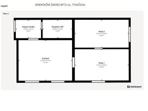 Pronájem bytu 2+1, Česká Třebová, Tykačova, 38 m2