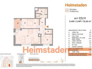 Pronájem bytu 3+kk, Praha - Holešovice, Vrbenského, 75 m2
