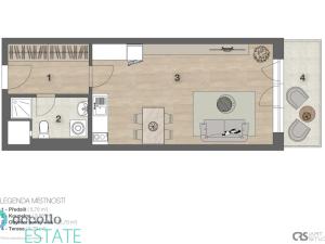 Prodej bytu 1+kk, Praha, Kabešova, 38 m2