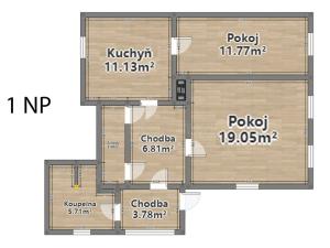 Prodej rodinného domu, Chodský Újezd - Nahý Újezdec, 115 m2