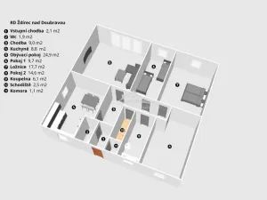 Prodej rodinného domu, Ždírec nad Doubravou, U Potoka, 130 m2