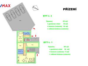 Pronájem bytu 1+kk, Lanškroun - Žichlínské Předměstí, Lidická, 25 m2