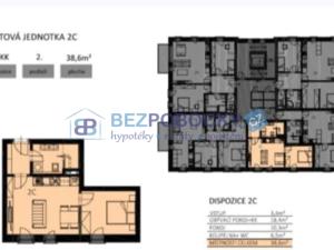 Pronájem bytu 2+kk, Havlíčkův Brod, Na Spravedlnosti, 39 m2