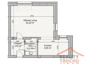 Prodej bytu 1+1, Říčky v Orlických horách, 41 m2