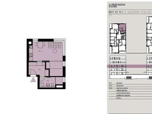 Prodej bytu 2+kk, Praha, Práčská, 39 m2