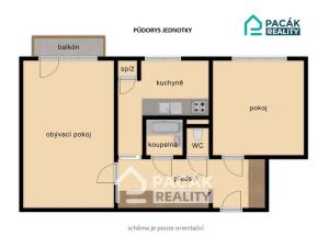 Pronájem bytu 2+1, Olomouc, Dělnická, 54 m2