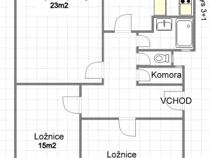 Pronájem bytu 3+1, Praha - Vršovice, Novorossijská, 82 m2