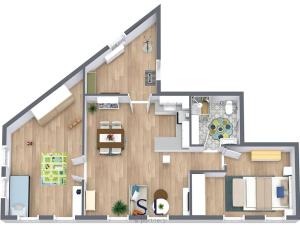 Pronájem bytu 3+kk, Liberec, Na Perštýně, 87 m2