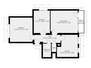 Pronájem bytu 3+1, Praha - Smíchov, Pod Kesnerkou, 70 m2
