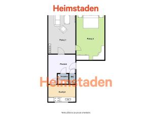 Pronájem bytu 2+1, Karviná - Nové Město, Holubova, 51 m2