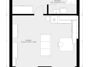 Pronájem bytu 1+kk, Brno - Slatina, Kigginsova, 40 m2