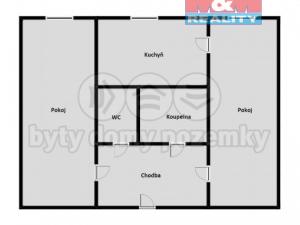 Prodej bytu 2+1, Nový Jičín, Gregorova, 72 m2
