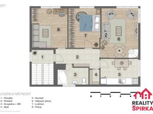 Prodej bytu 4+1, Lanškroun, Franze Kafky, 87 m2