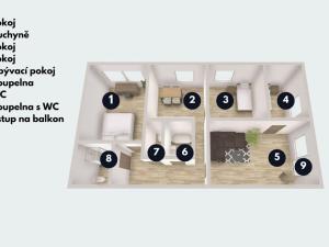 Prodej bytu 4+1, Pelhřimov, Táborská, 83 m2