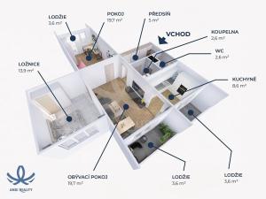 Prodej bytu 3+1, Mladá Boleslav, Palackého, 72 m2