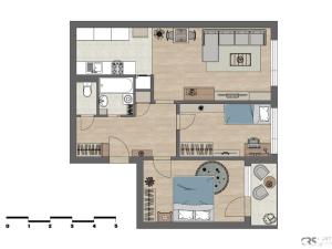 Prodej bytu 3+kk, Praha - Horní Měcholupy, Janovská, 66 m2