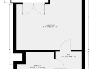 Pronájem bytu 1+kk, Praha - Chodov, Šternovská, 30 m2
