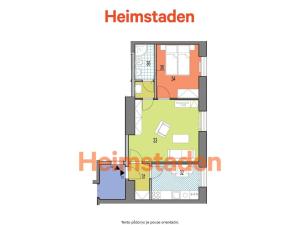 Pronájem bytu 2+1, Havířov - Město, U Stromovky, 42 m2