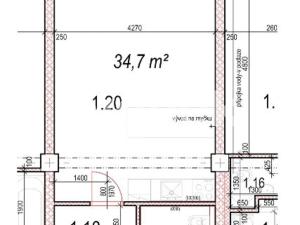 Pronájem bytu 1+kk, Zlín - Malenovice, Zahradní, 36 m2