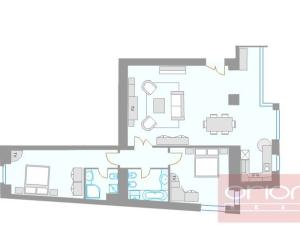 Pronájem bytu 3+kk, Praha - Vinohrady, Italská, 110 m2
