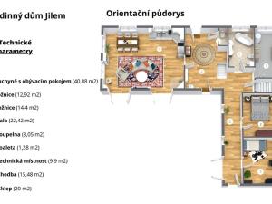 Prodej zemědělské usedlosti, Jilem, 172 m2