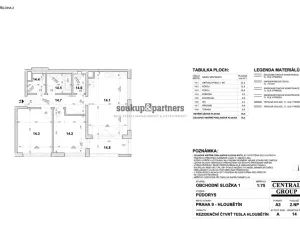 Prodej bytu 3+kk, Praha - Hloubětín, Poděbradská, 76 m2