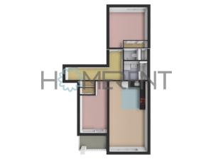 Pronájem bytu 3+kk, Praha - Kamýk, Zimova, 67 m2