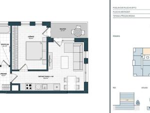 Pronájem bytu 2+kk, Praha - Hloubětín, Waltariho, 52 m2