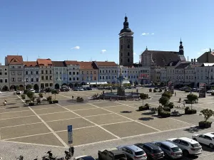 Pronájem kanceláře, České Budějovice, nám. Přemysla Otakara II., 161 m2