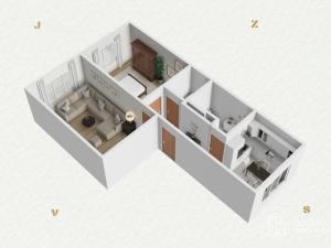 Prodej bytu 2+1, Krajková, 60 m2