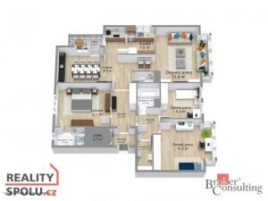 Prodej bytu 4+1, Karlovy Vary - Drahovice, Zbrojnická, 140 m2