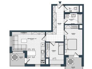 Pronájem bytu 3+kk, Praha - Hloubětín, Waltariho, 75 m2