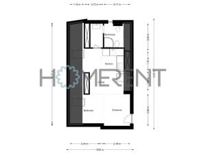 Pronájem bytu 1+kk, Praha - Bubeneč, U akademie, 39 m2