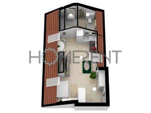 Pronájem bytu 1+kk, Praha - Bubeneč, U akademie, 39 m2