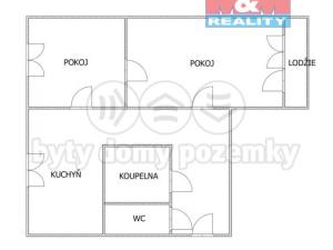 Prodej bytu 2+1, Duchcov, Družby, 52 m2