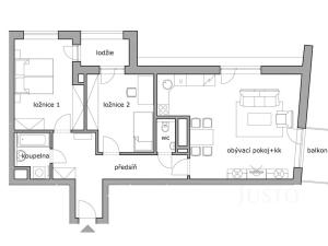 Prodej bytu 3+kk, Praha - Stodůlky, Nárožní, 82 m2