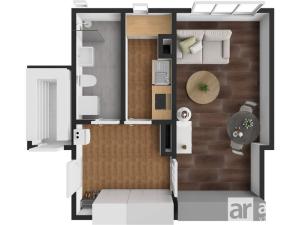 Prodej bytu 1+1, Praha - Strašnice, Vykáňská, 37 m2