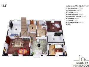 Prodej rodinného domu, Kučerov, 292 m2