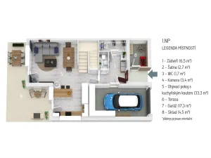 Prodej rodinného domu, Plzeň - Valcha, Jiřičková, 130 m2