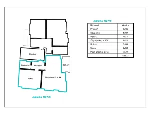 Prodej bytu 2+kk, Brno, Puškinova, 69 m2