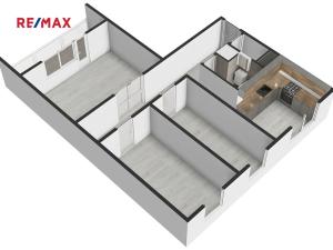 Prodej bytu 3+1, Bělá nad Radbuzou, Za pivovarem, 63 m2