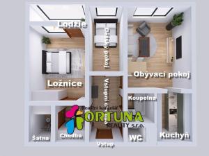 Prodej bytu 3+kk, Praha - Chodov, Podjavorinské, 61 m2