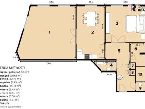 Pronájem bytu 2+1, Praha - Vinohrady, Jugoslávská, 106 m2