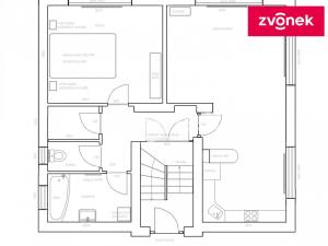 Pronájem rodinného domu, Zlín - Kostelec, 85 m2