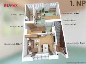 Prodej rodinného domu, Praha - Prosek, Cihlářská, 76 m2